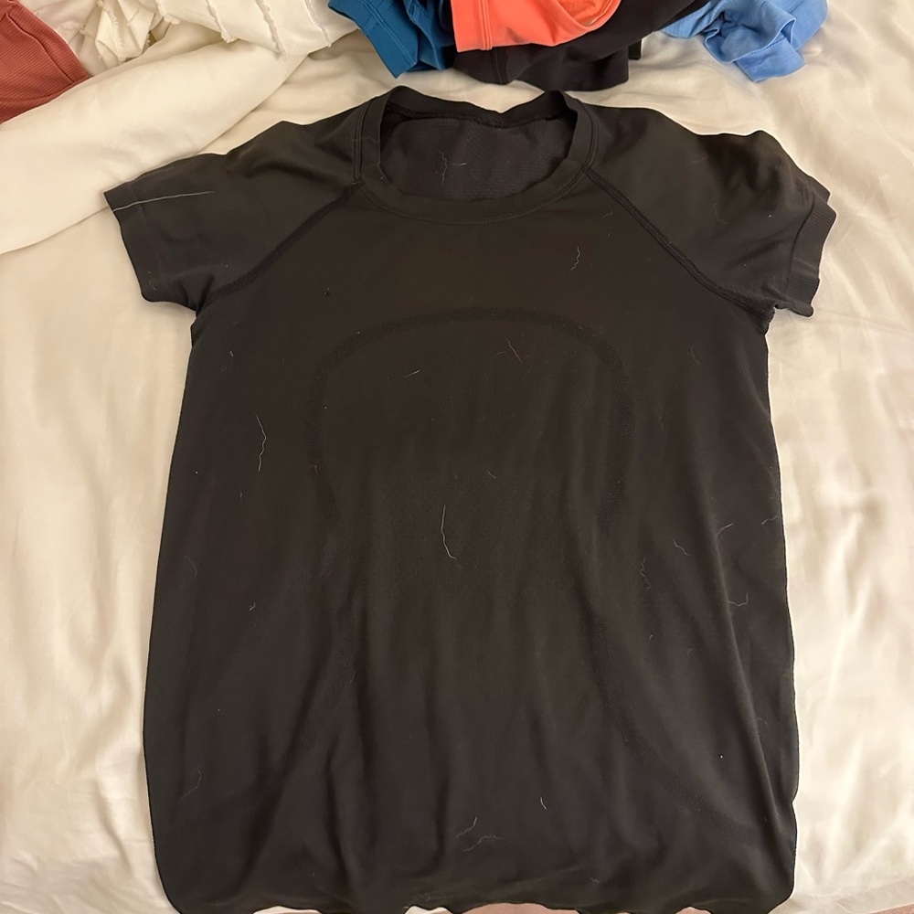 lululemon athletica Black Muscle Tee